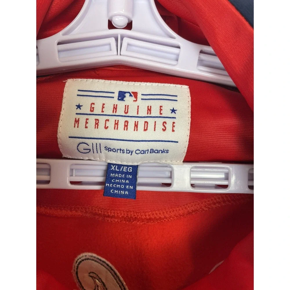 St Louis‎ Cardinals  Double Sided Logo Full Zip Jacket XL G-111 Carl Banks MLB